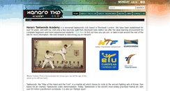 Desktop Screenshot of hanaro-taekwondo.co.uk
